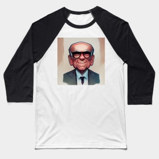 Rupert Murdoch | Comics Style Baseball T-Shirt